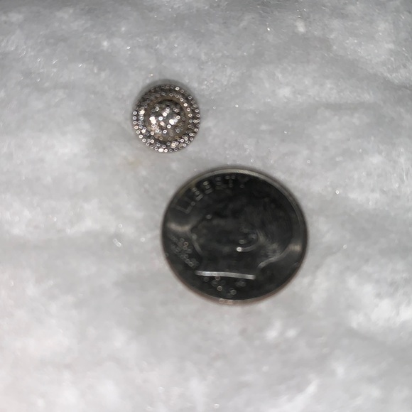 Single Diamond Halo Double Stud Earring by ZALES Jewelry The Diamond Store - Picture 6 of 15